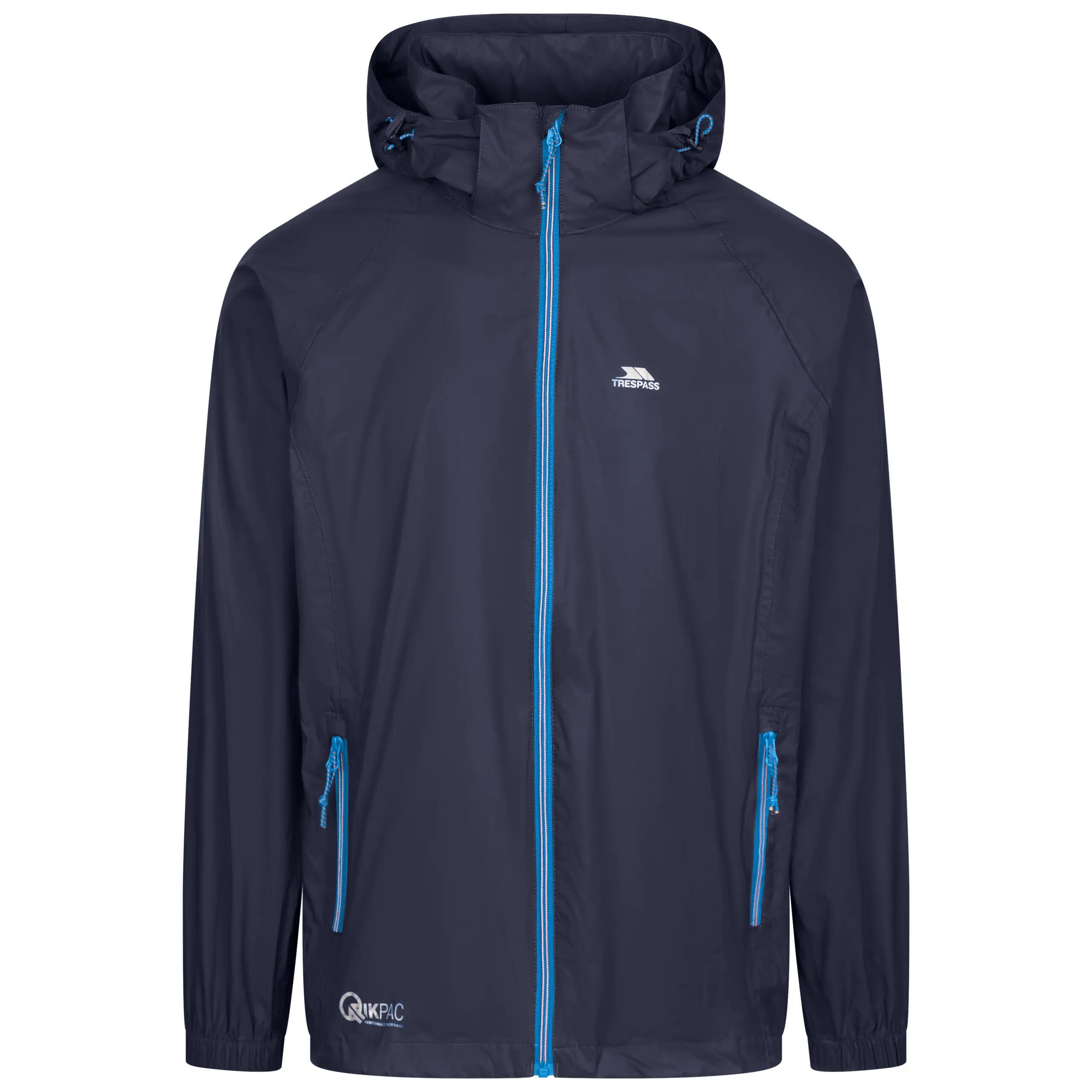 Veste imperméable à capuche zippé Trespass Qikpac X 3/7