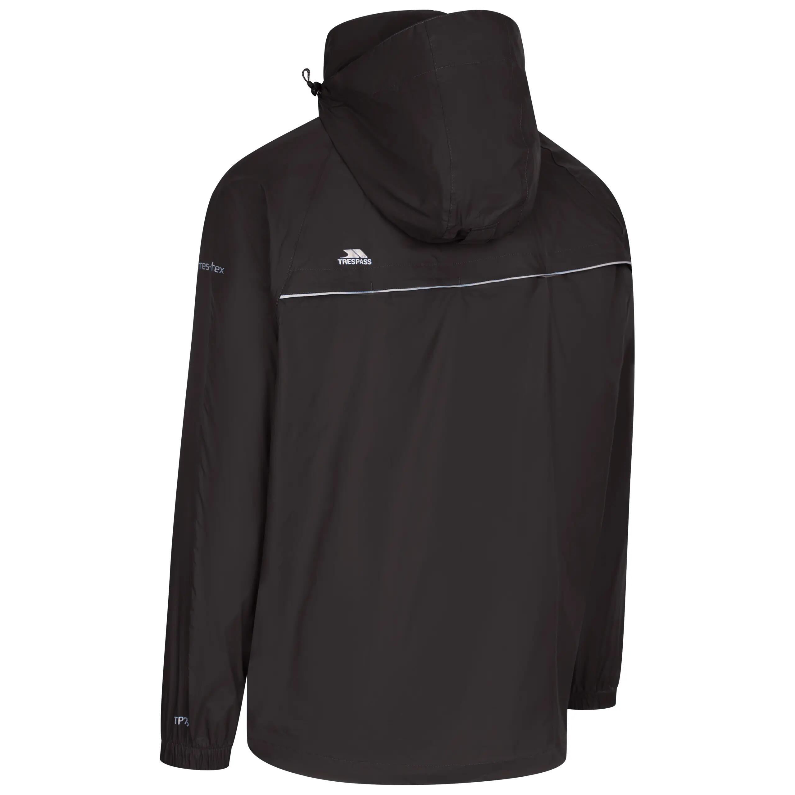 Trespass Qikpac X - Unisex Packaway Jkt Zwart/rood 5/7