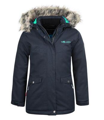 Mädchen Wintermantel Oslo XT Wasserdicht Marineblau / Silbergrau