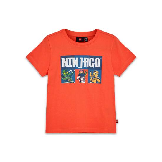 Koszulka dziecięca LEGO NINJAGO 12011249/323 - koralowo-czerwona