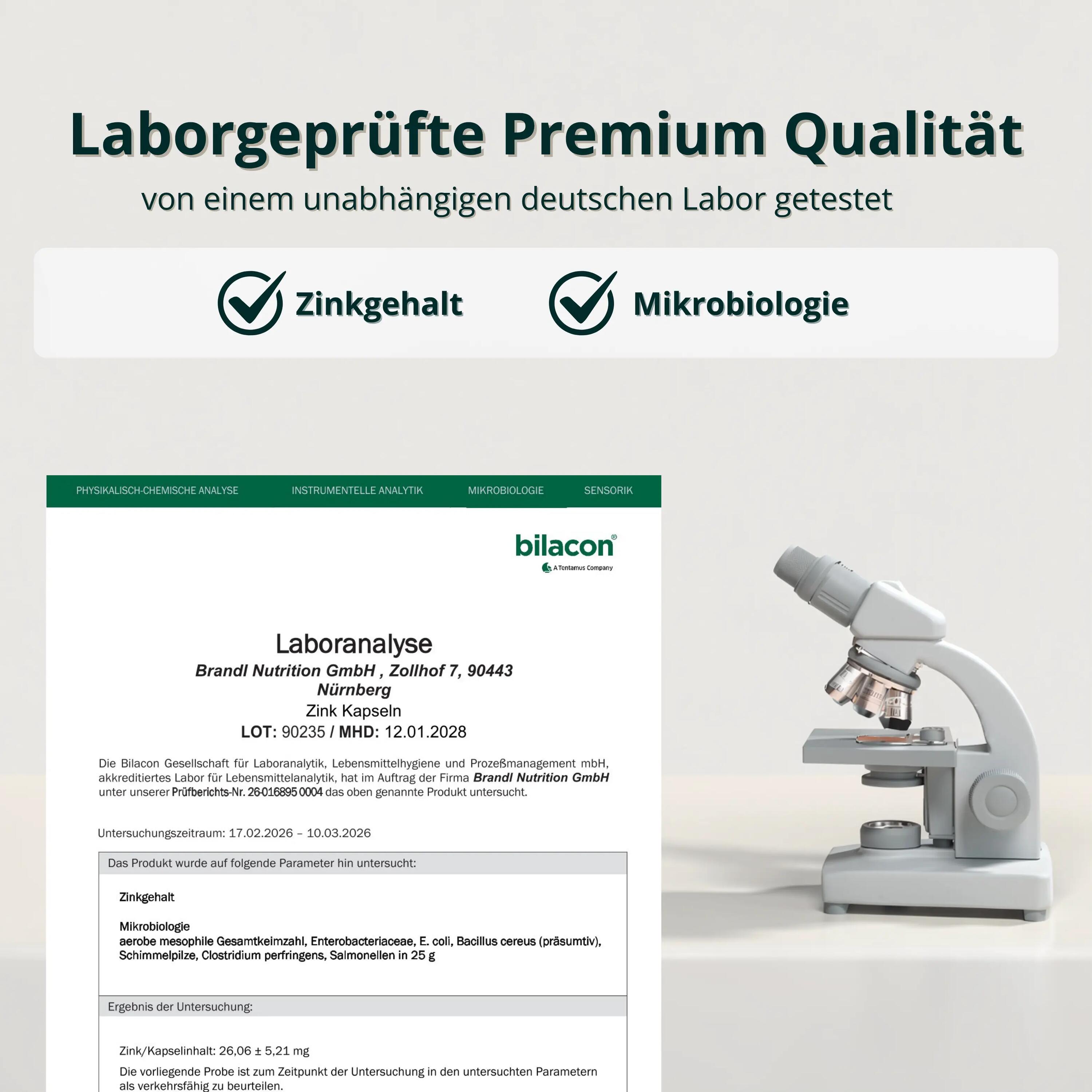 brandl® - Zink aus Zink Bisglycinat 6/6
