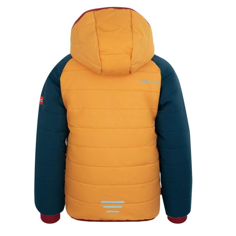 Veste de ski pour enfants Hafjell PRO Imperméable Bleu mystique/jaune doré