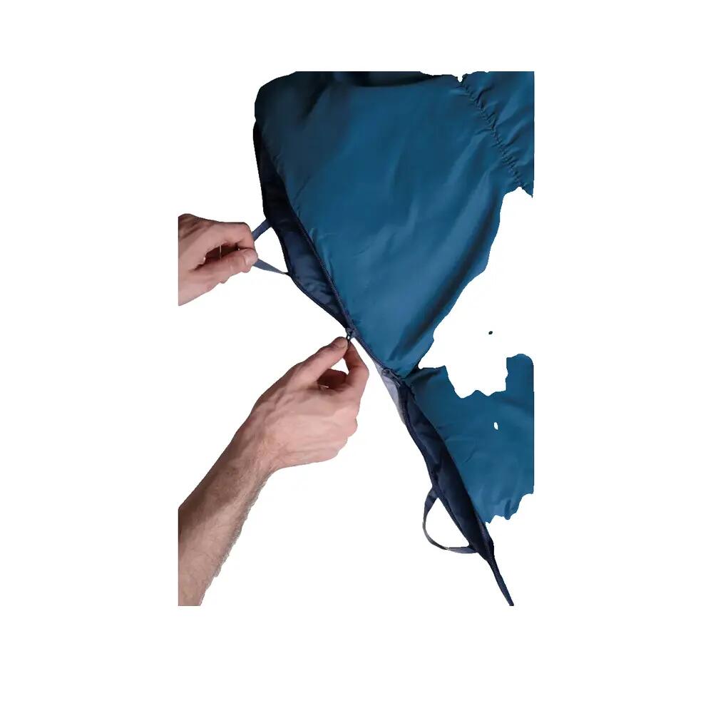 Slaapzak Ferrino Yukon Plus Synthetisch Blauw 7/8