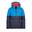 Veste d'hiver enfant Hemsedal hydrofuge, coupe-vent Bleu Marine/Orange