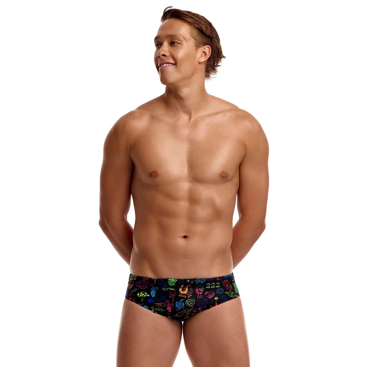 Kąpielówki męskie Funky Trunks Doodles - slipy 4/7