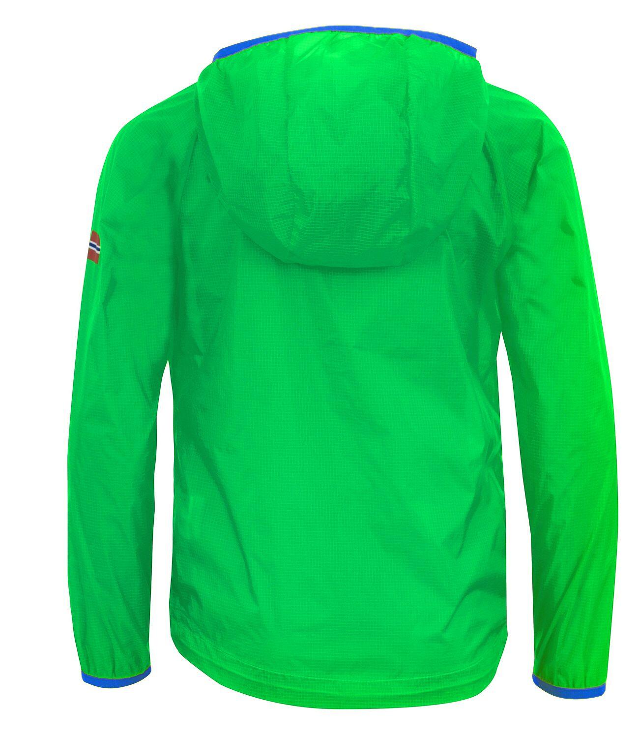 Veste coupe-vent enfant Fjell Respirant Vert clair / Bleu 2/5