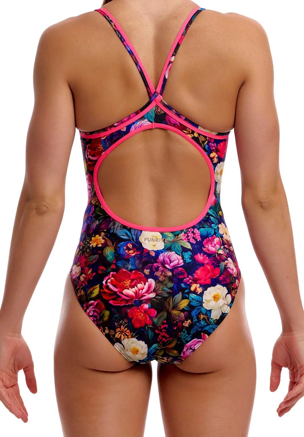 Strój kąpielowy jednoczęściowy FUNKITA Bed Of Roses - Diamond Back 2/6