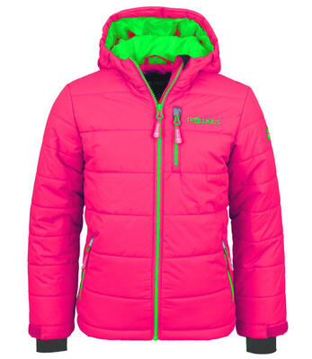 Kinder winterjas hemsedal waterdicht winddicht roze/groen