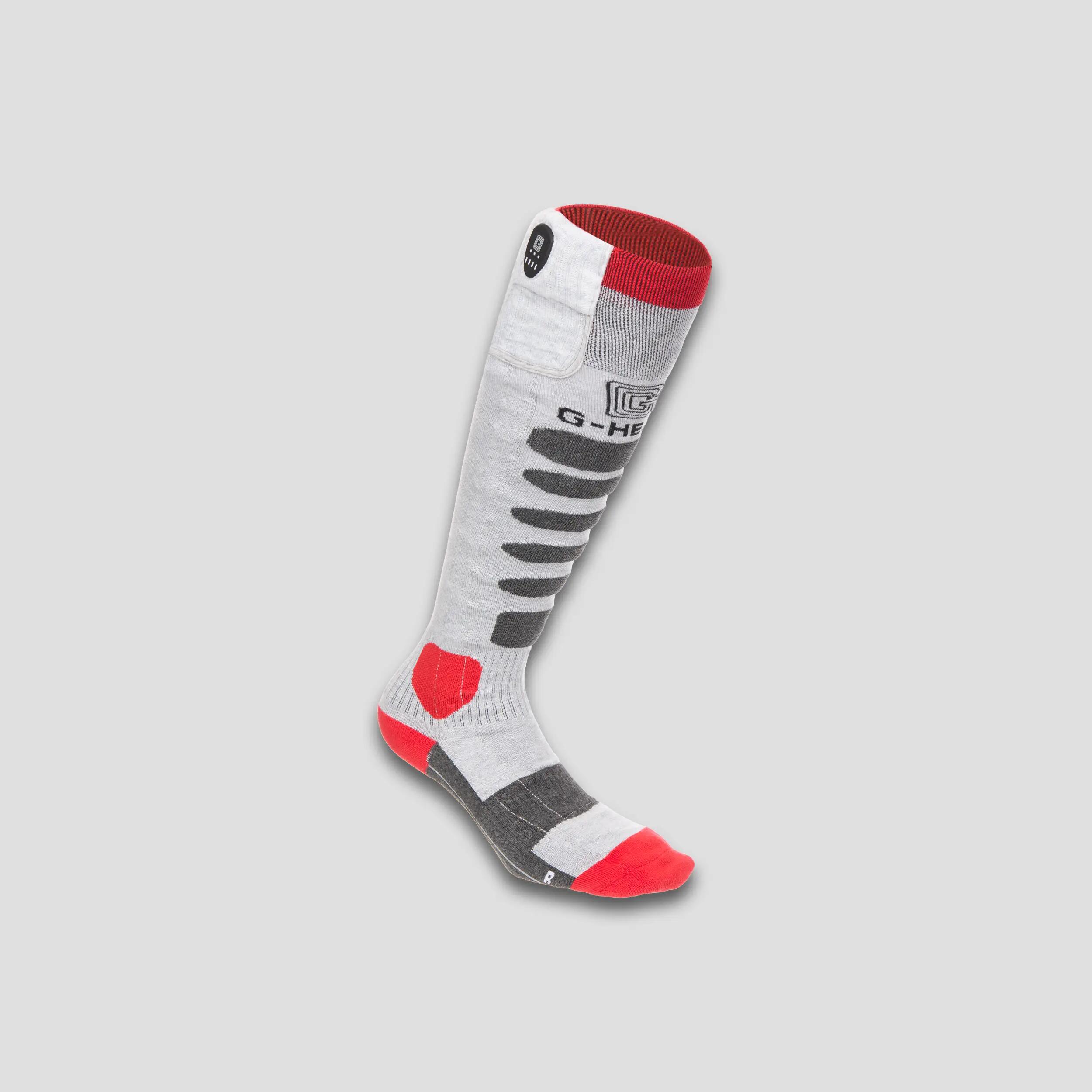 Chaussettes de ski chauffantes mixtes 3/4