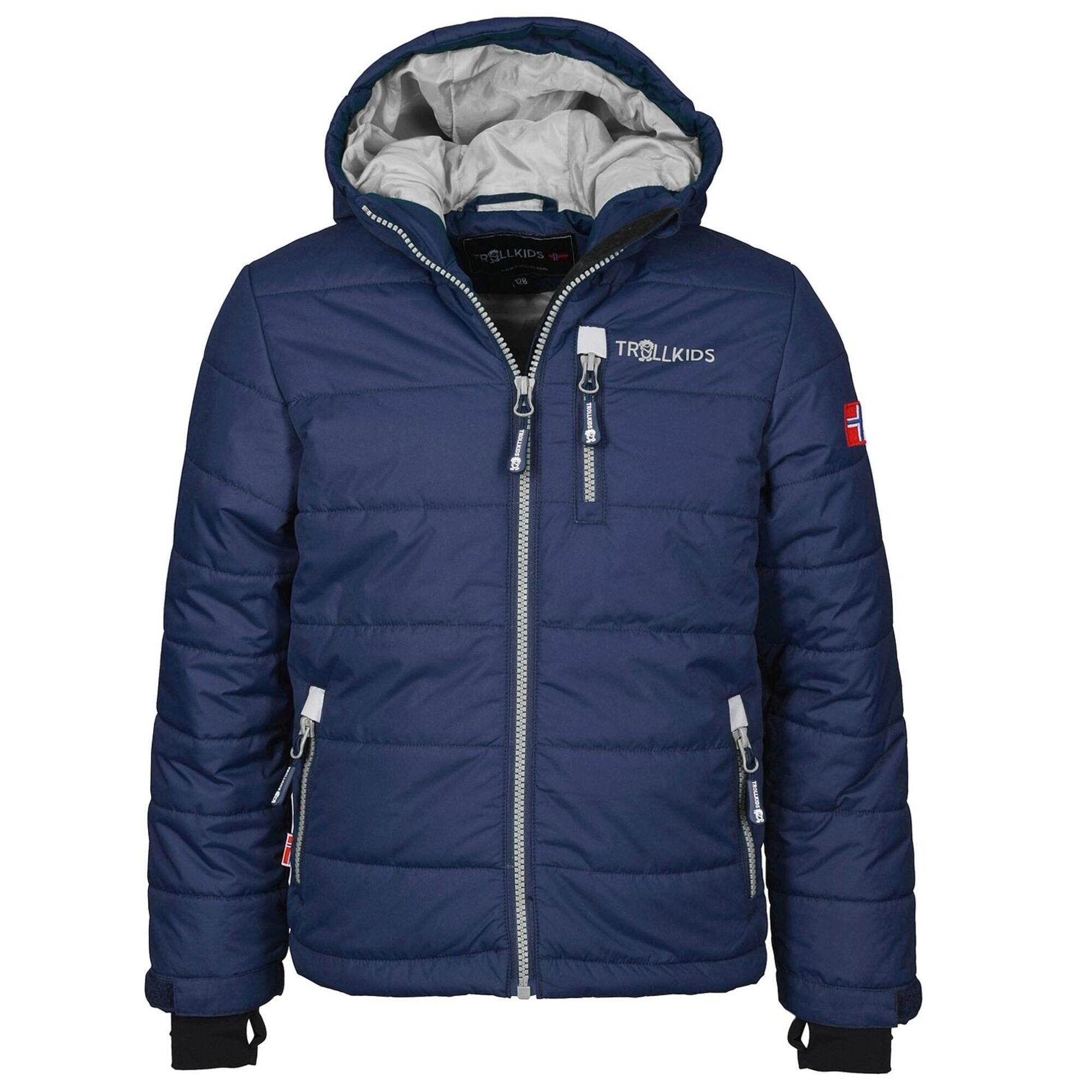 Hemsedal children's winter jacket navy blue / silver grey