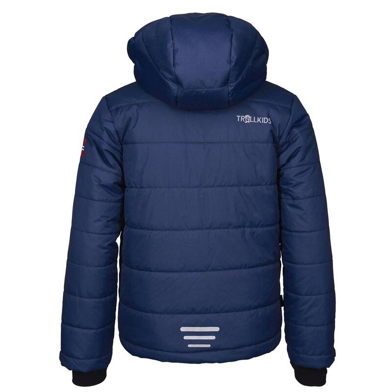 Veste d'hiver pour enfants Hemsedal bleu marine / gris argenté