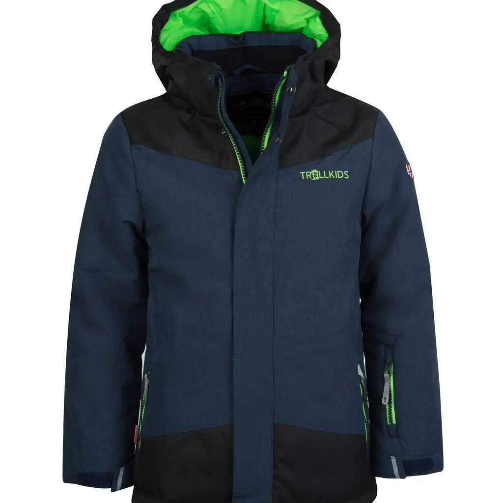 Winter Jacket Norefjell Hydrofuge Navy Blue / Light Green
