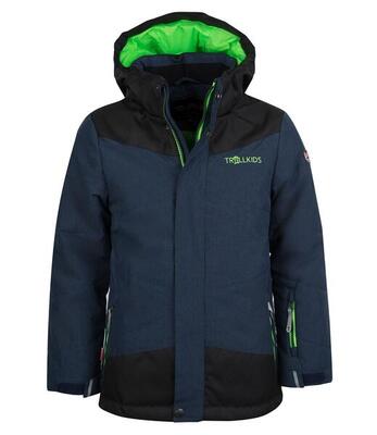Kinder Winterjacke Norefjell Zimt/Dunkelblau