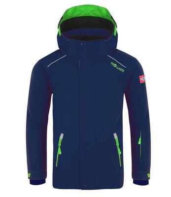 Kinder Winterjacke Holmenkollen PRO dunkel Marine/Frischgrün