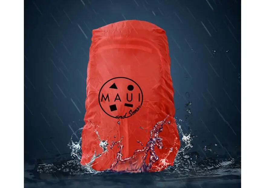 Rucsac de drumeție Maui & Sons 70L, negru, cu husă de ploaie 5/10