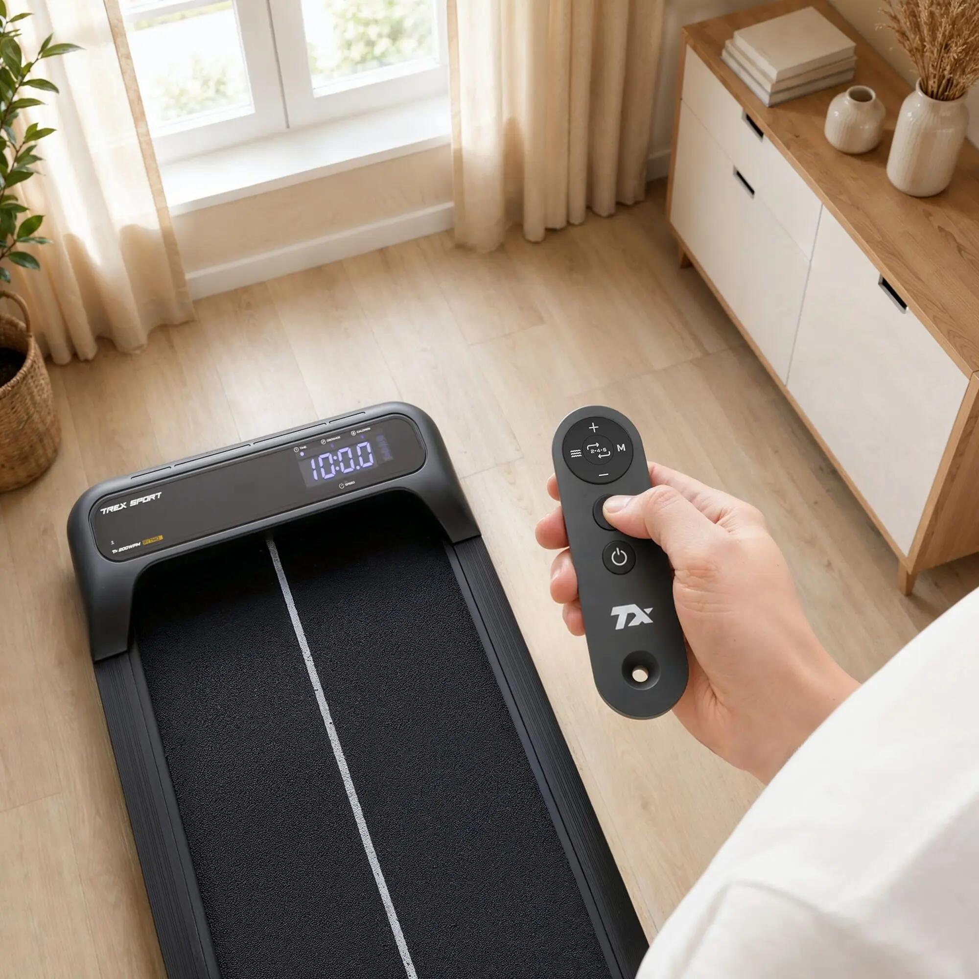 Bieżnia Domowa Elektryczna do Chodzenia Walking Pad Trex Sport RYTMO z Wibracją 4/7