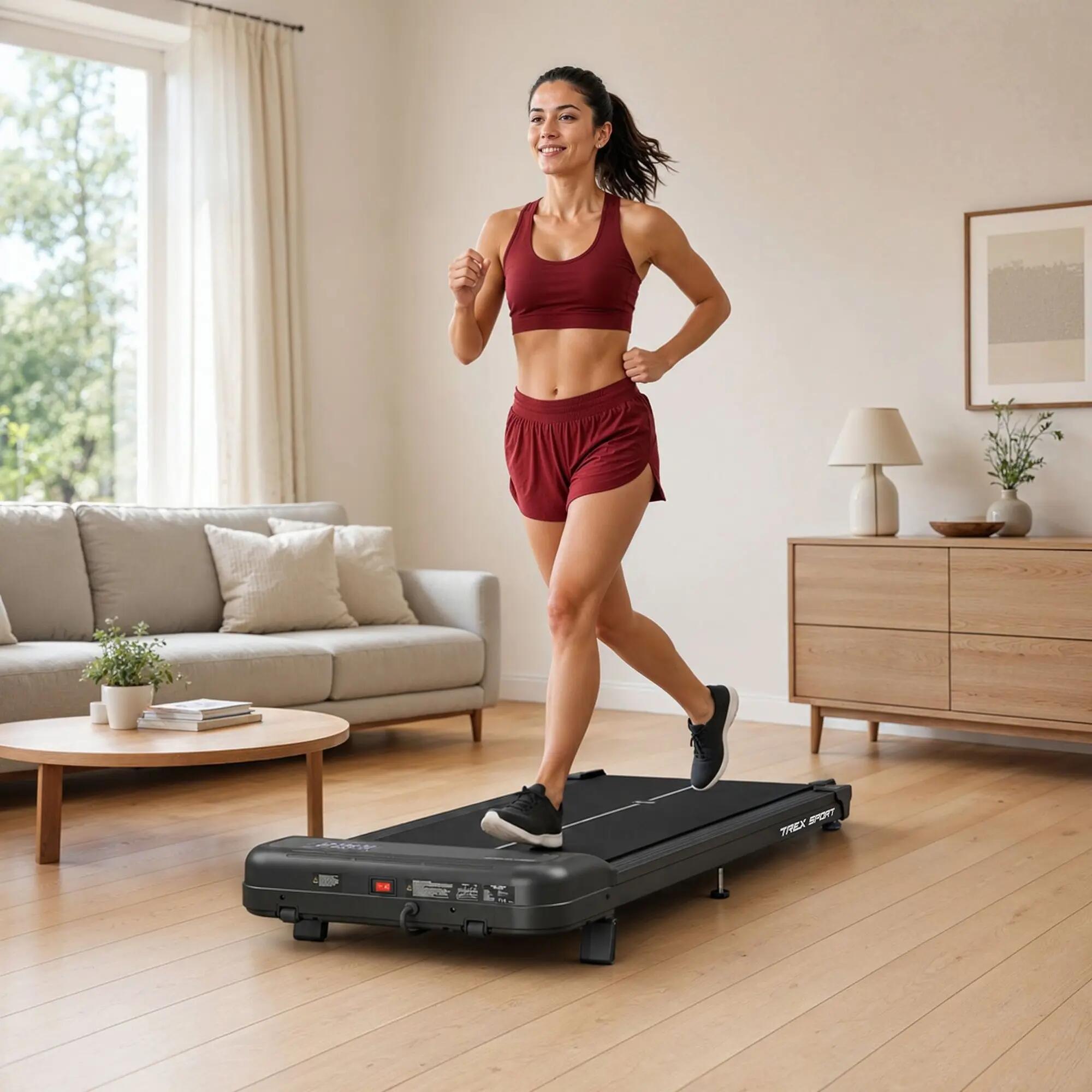 Bieżnia Domowa Elektryczna do Chodzenia Walking Pad Trex Sport RYTMO z Wibracją 2/7