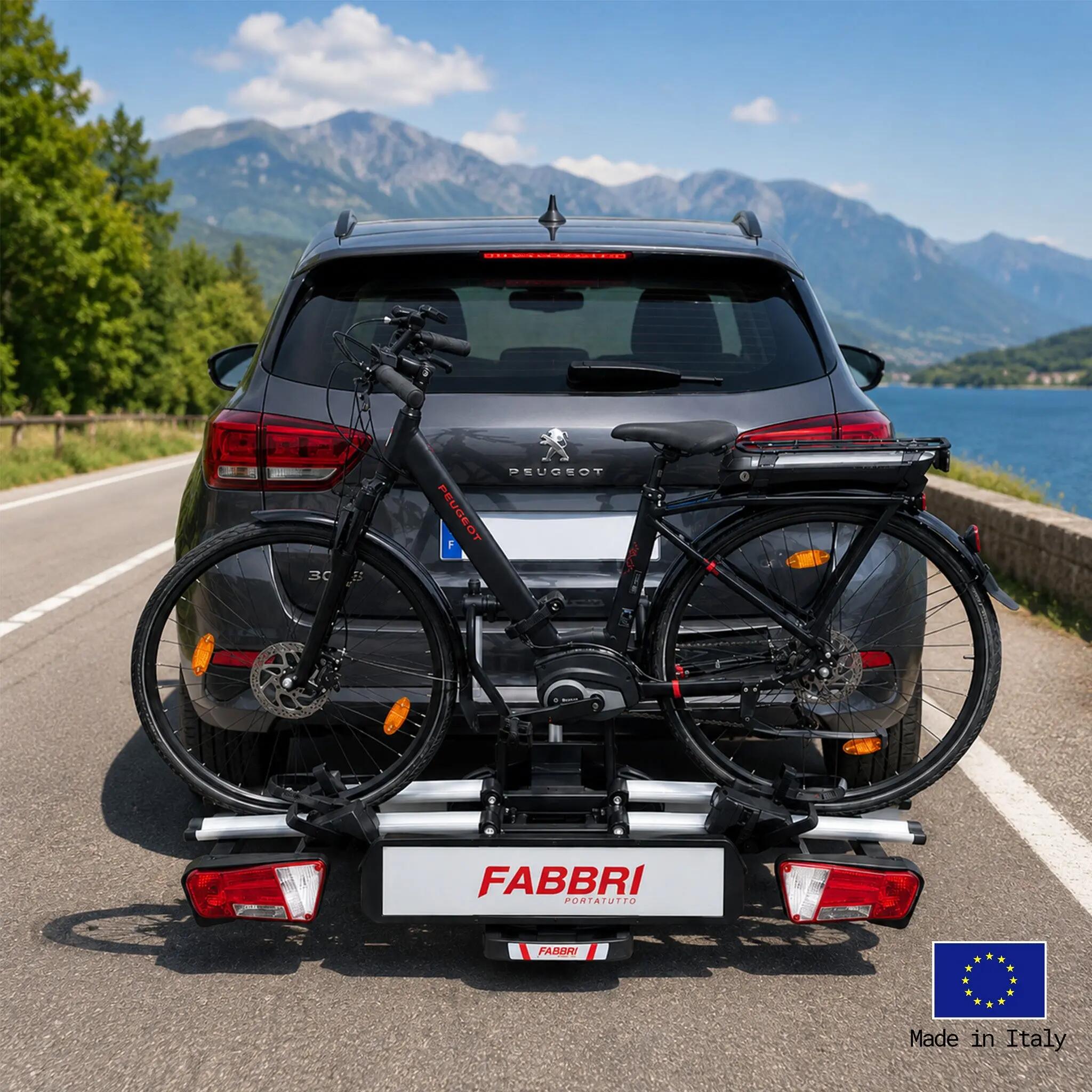 GITANO SPECIAL folding and tilting bike rack for 2 bikes - FABBRI 3/13