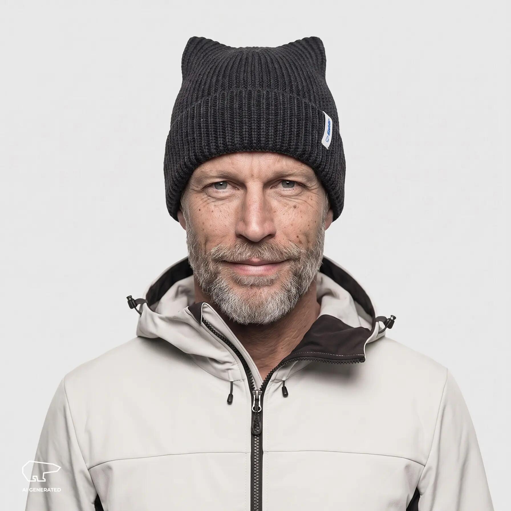 Sorra Winter Hat Men Women Knitted Hat Fleece Breathable Merino 7/7
