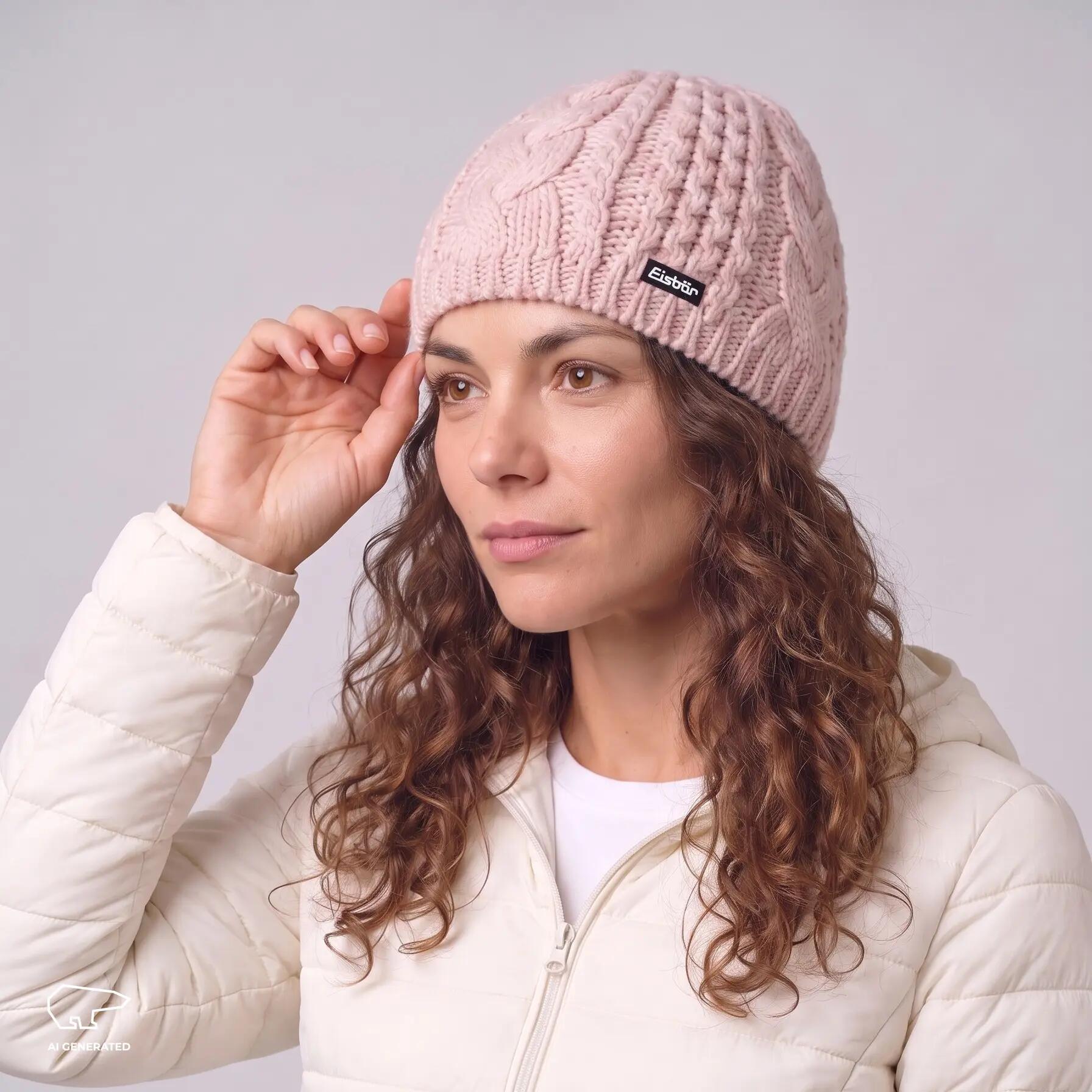 Damen Outdoor Strickmütze atmungsaktiv, klimaregulierend, geruchsarm, Afra 5/6