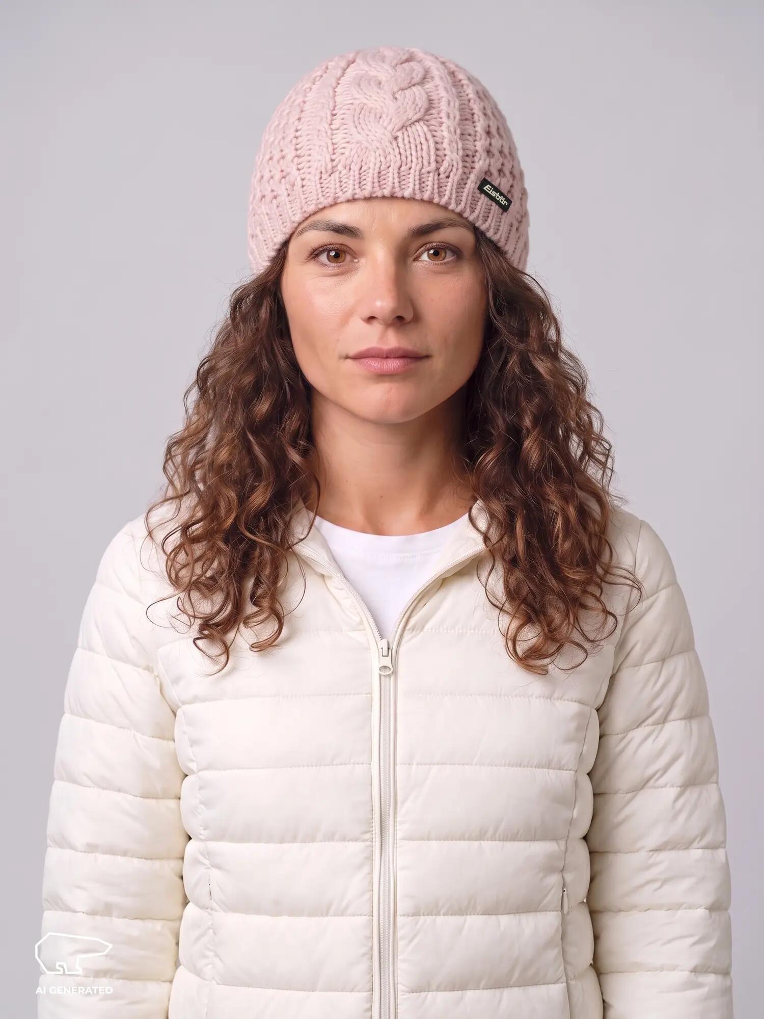 Damen Outdoor Strickmütze atmungsaktiv, klimaregulierend, geruchsarm, Afra 3/6