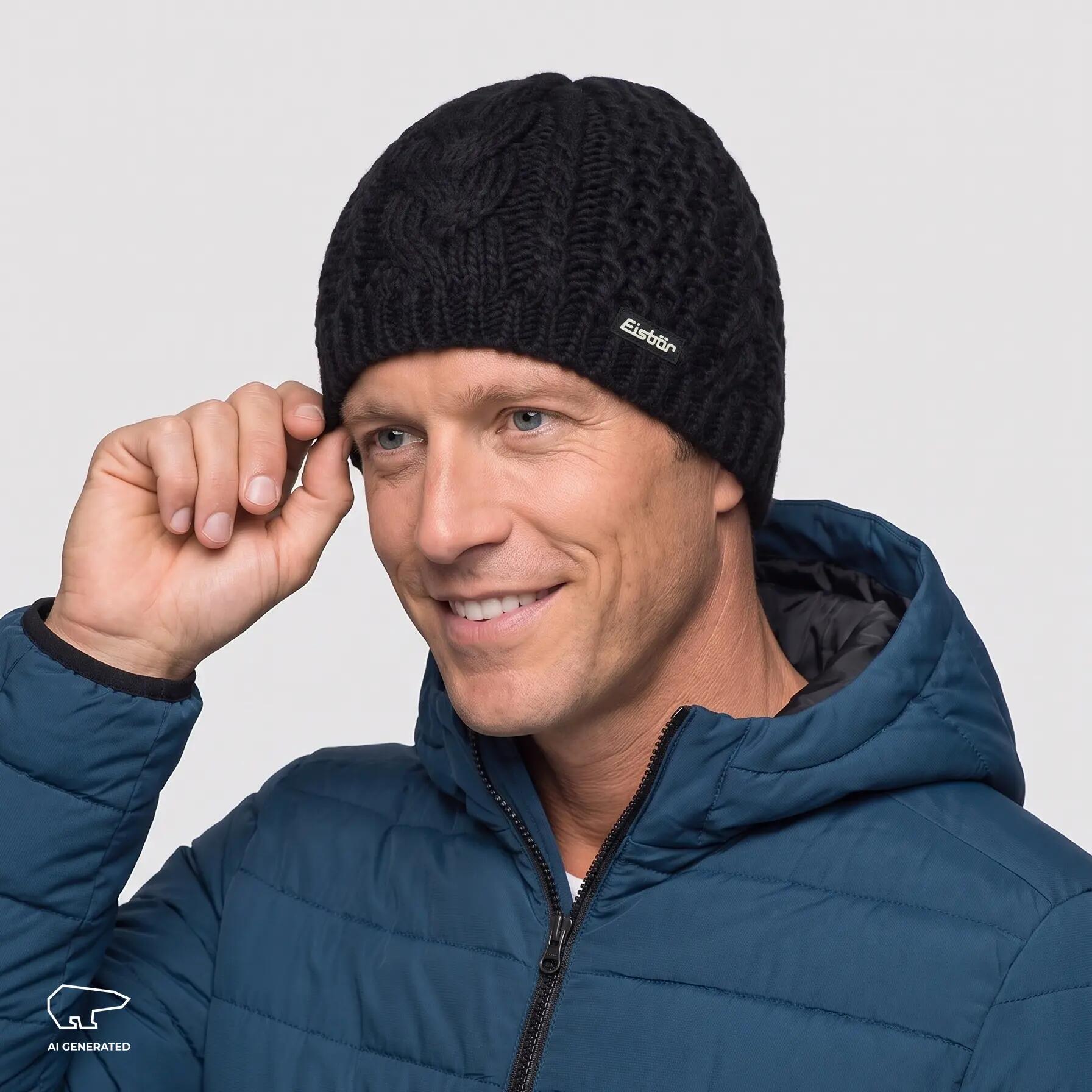 Damen Outdoor Strickmütze atmungsaktiv, klimaregulierend, geruchsarm, Afra 6/7