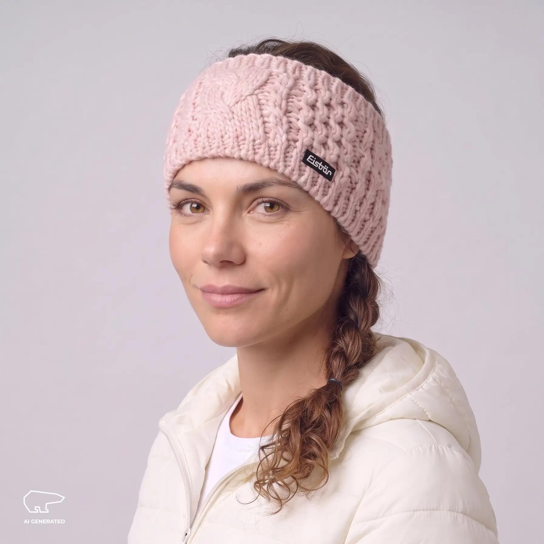 Bandeau ?Afra Bandeau pour femmes Bandeau en polaire chaud Merino 5/7