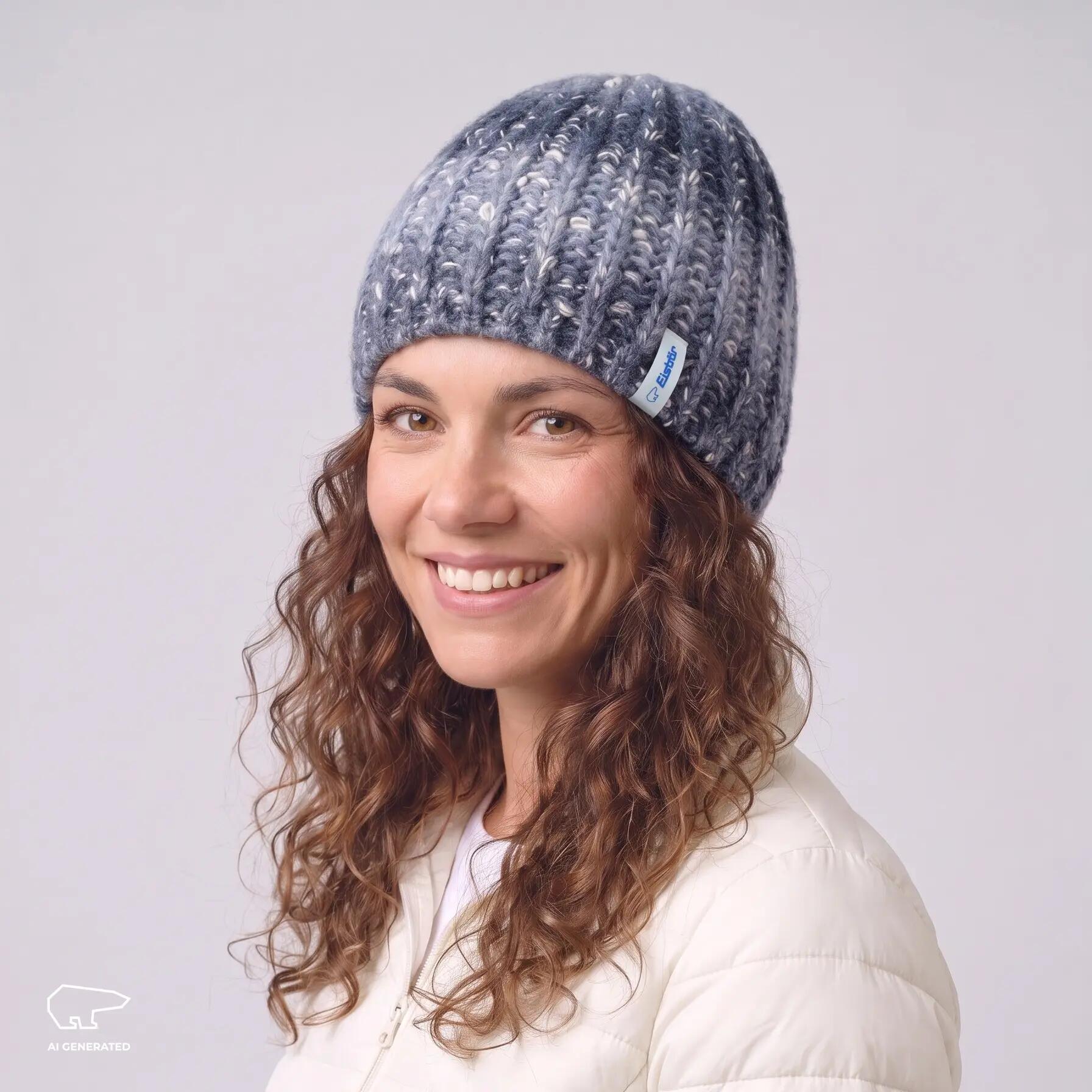 Eisbär Strickmütze aus Bio-Baumwolle für Damen 7/7