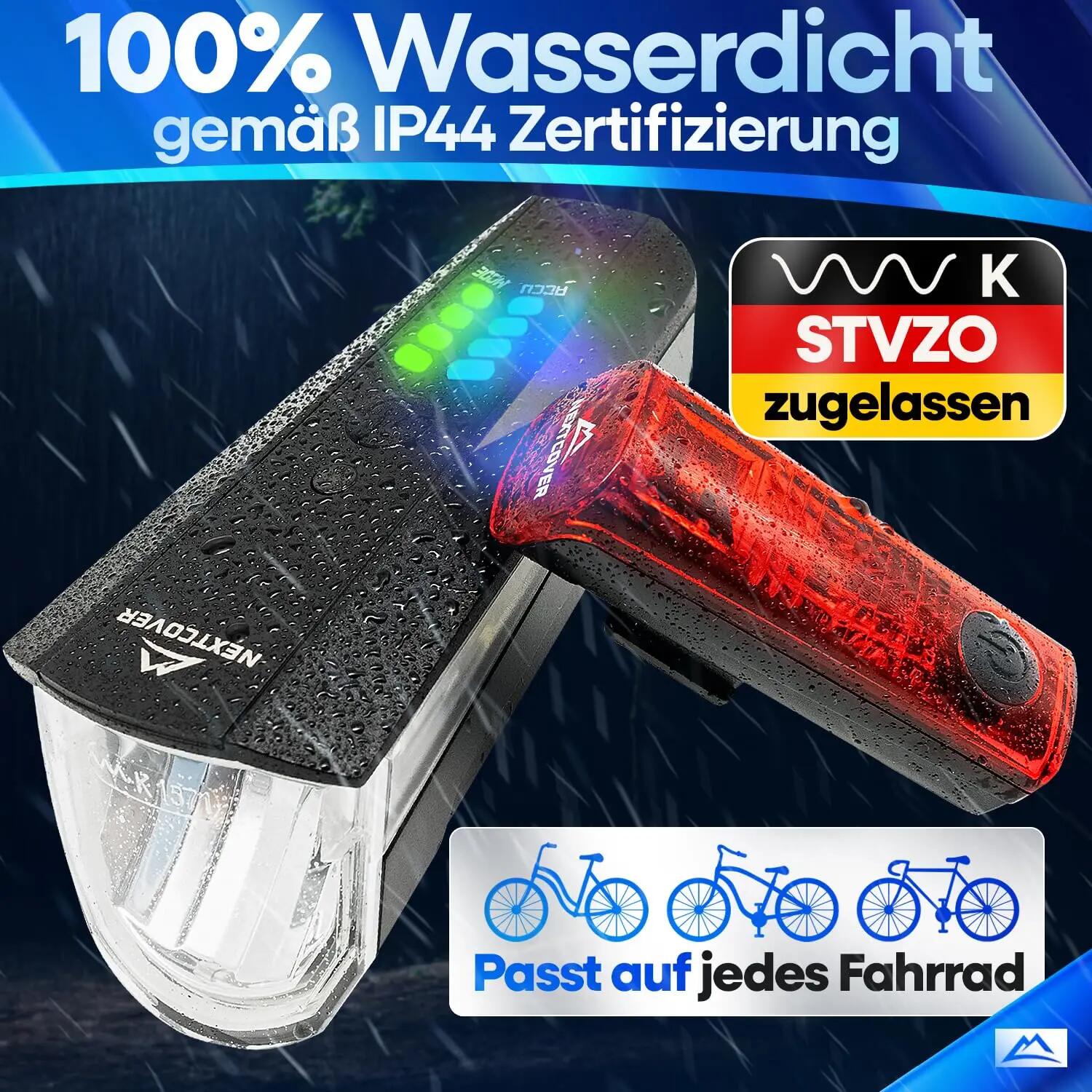 Fahrradlicht Set 4/9