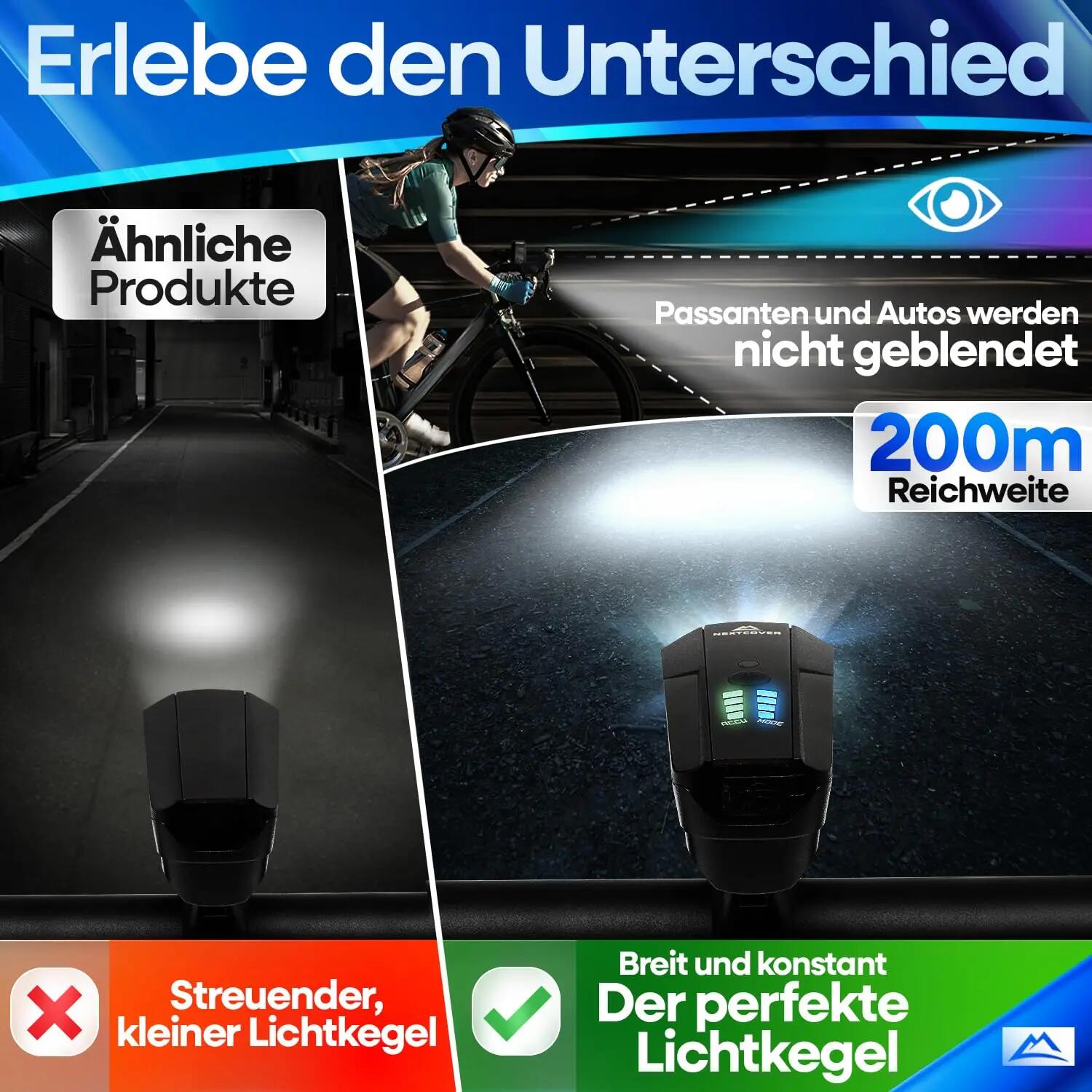 Fahrradlicht Set 5/9