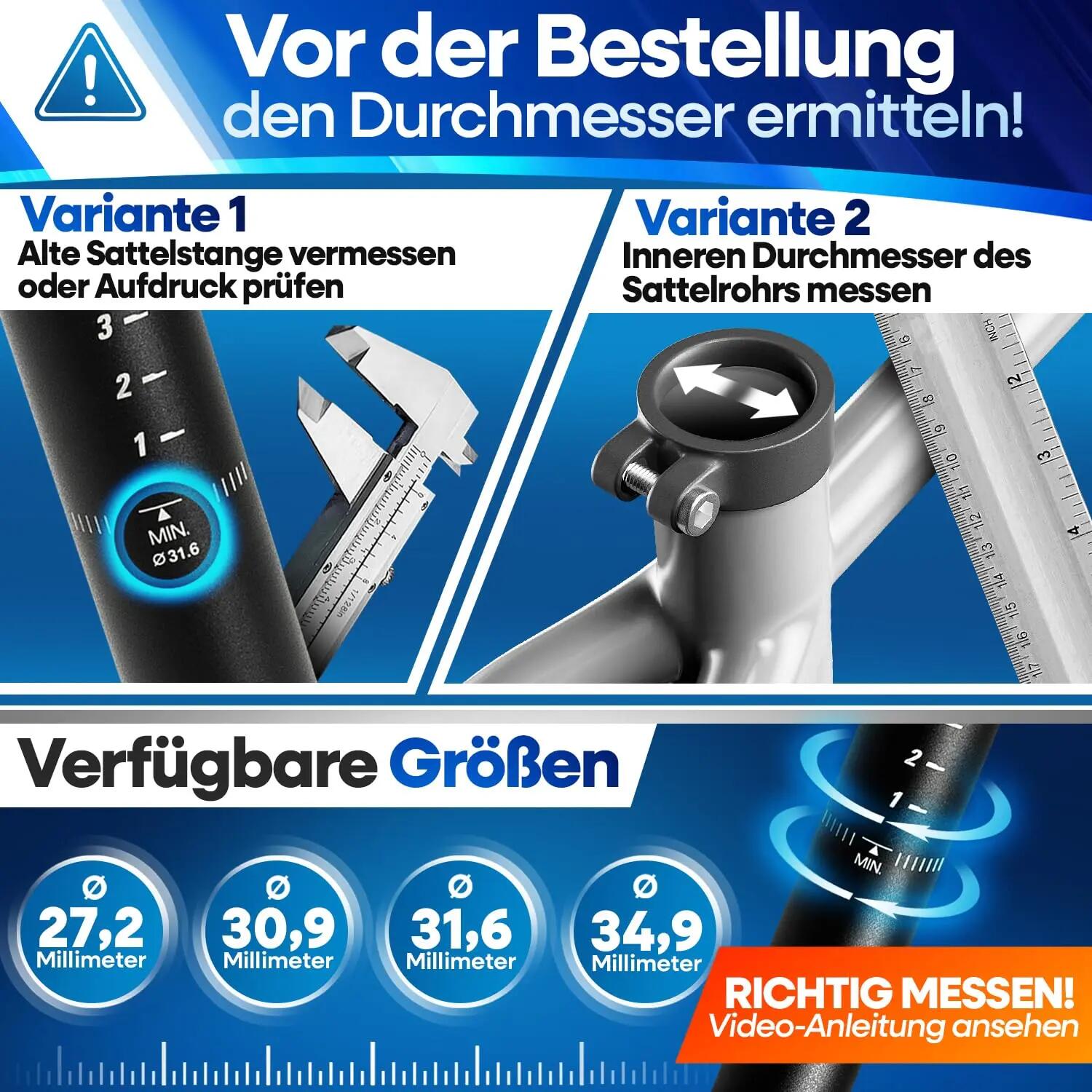Sattelstütze gefedert - Das Original - mit Comfort-Spring Technologie 6/10