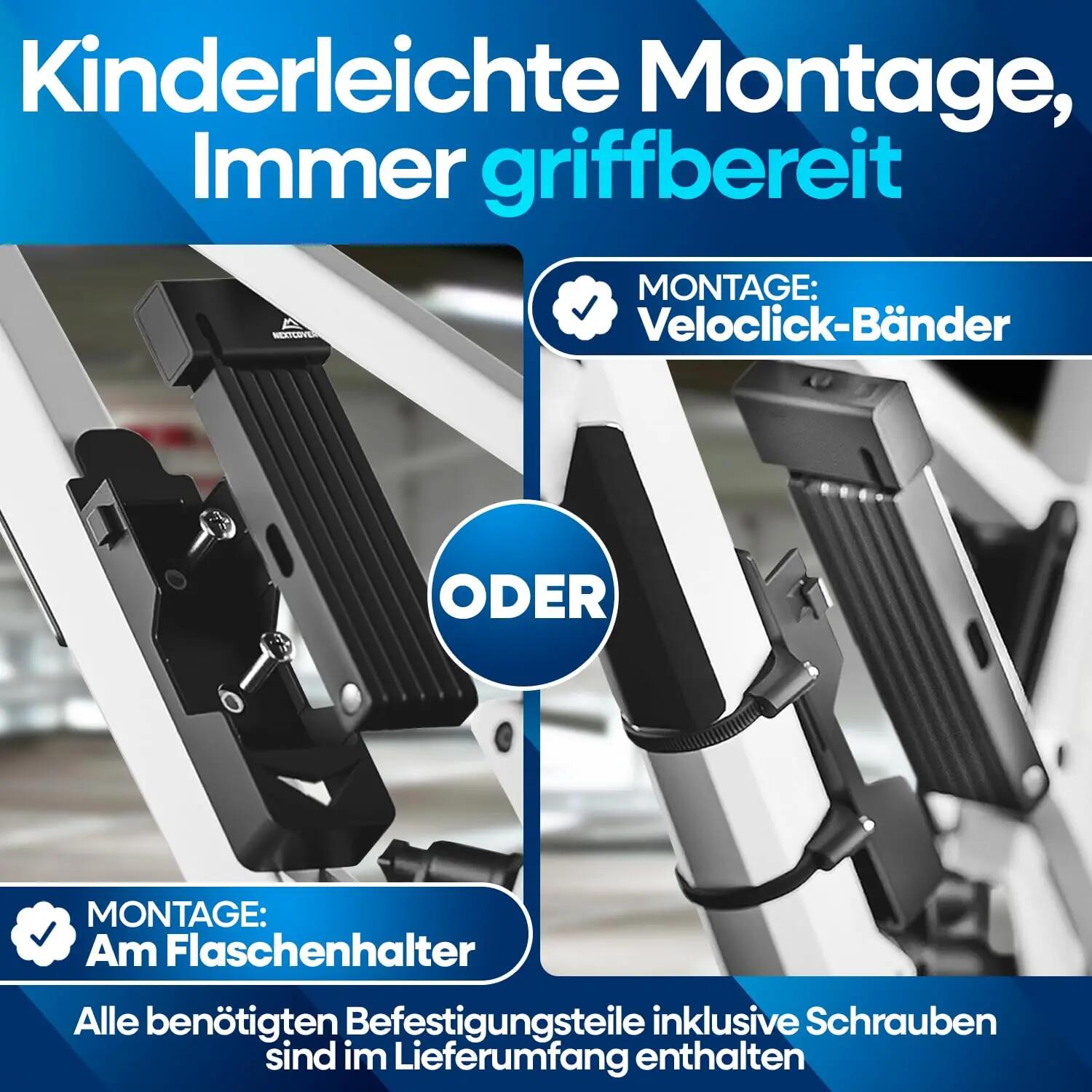 Faltschloss Fahrrad FoldOne - mit SteelSecure-Technologie 6/10