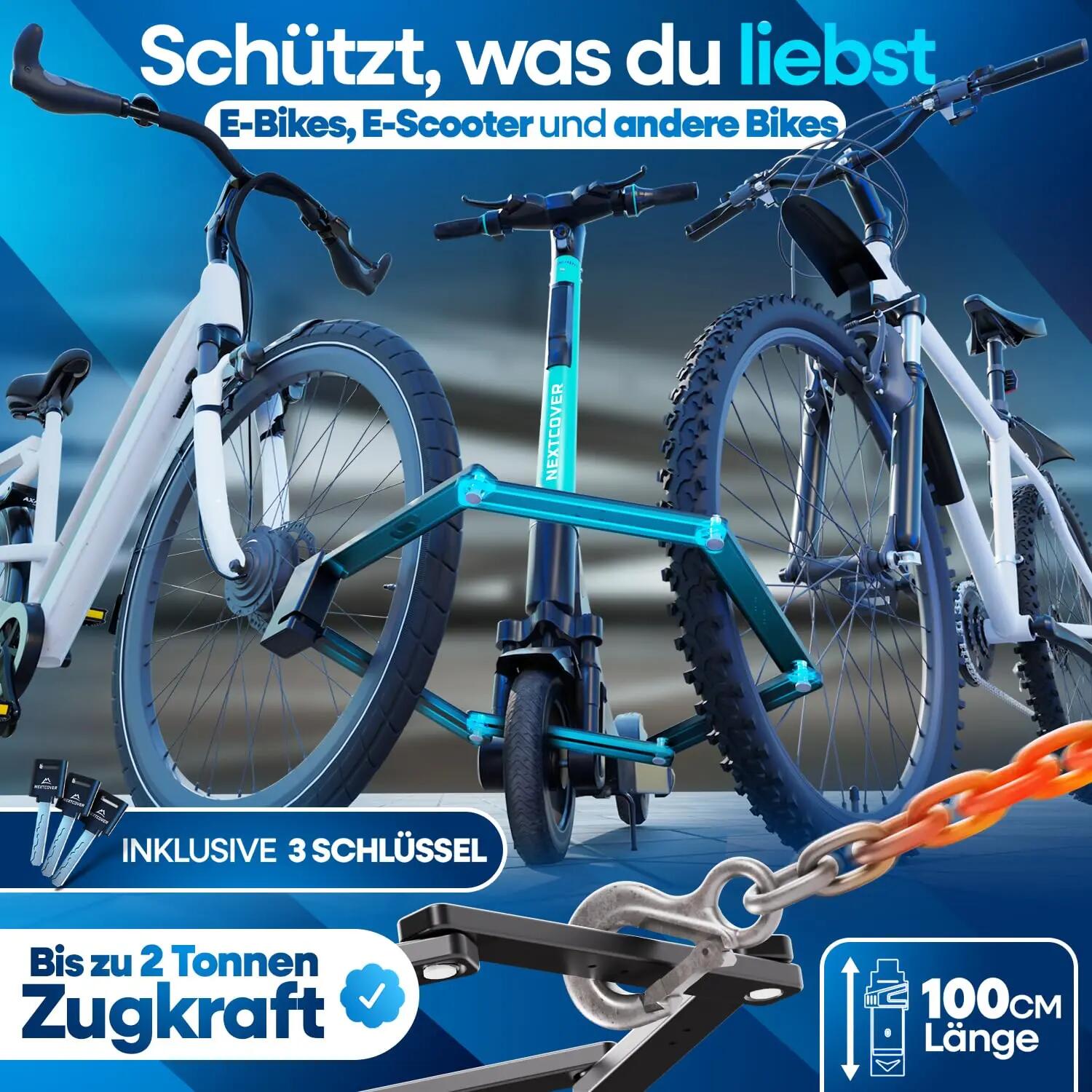 Faltschloss Fahrrad FoldOne - mit SteelSecure-Technologie 5/10