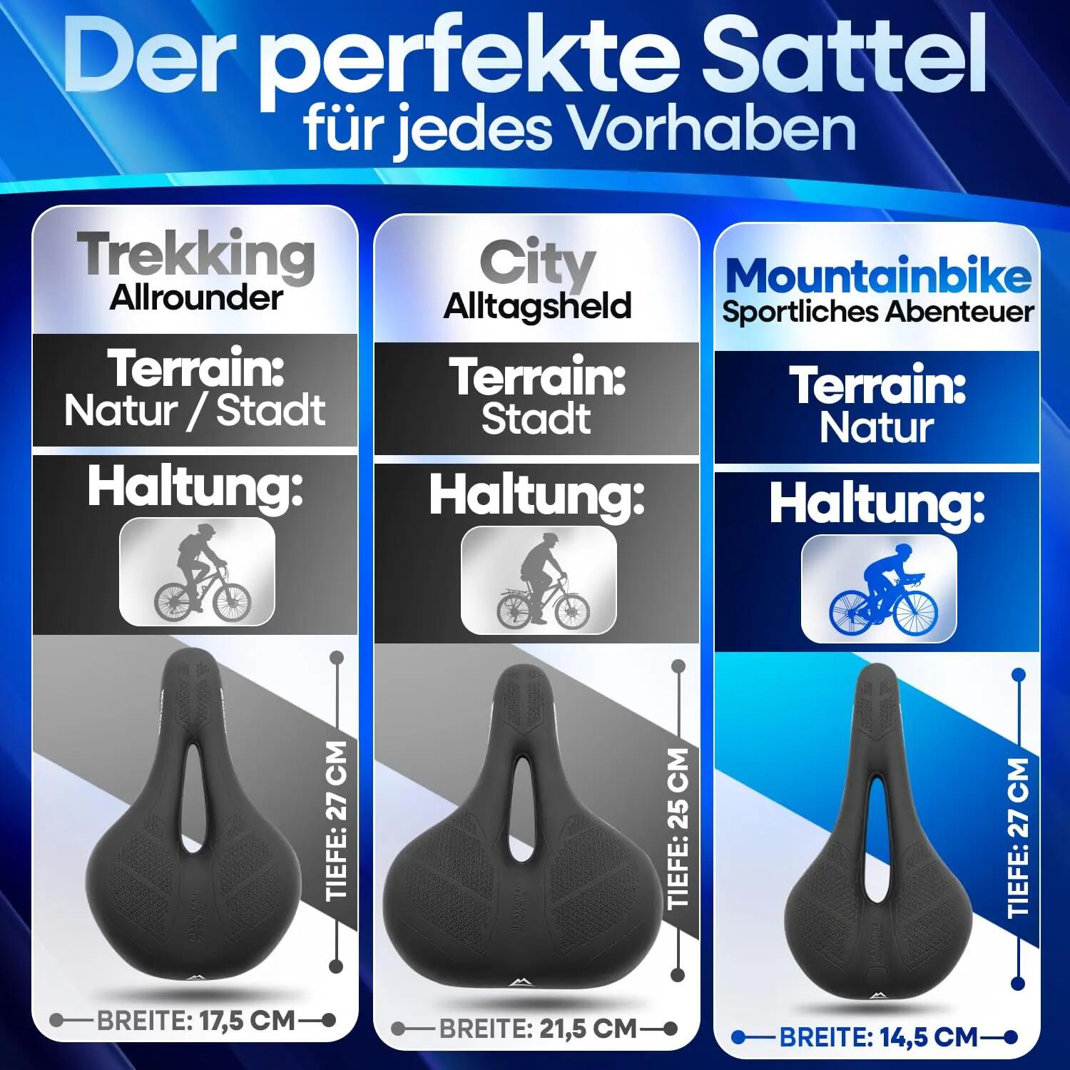 ComfortOne Fahrradsattel MTB - Das Original 6/8