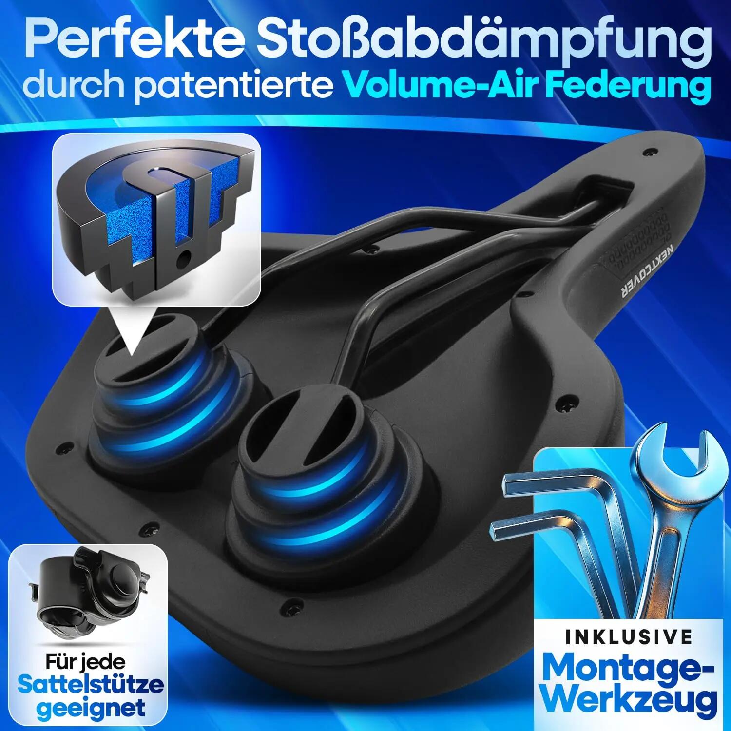 ComfortOne Fahrradsattel City - Das Original 3/8