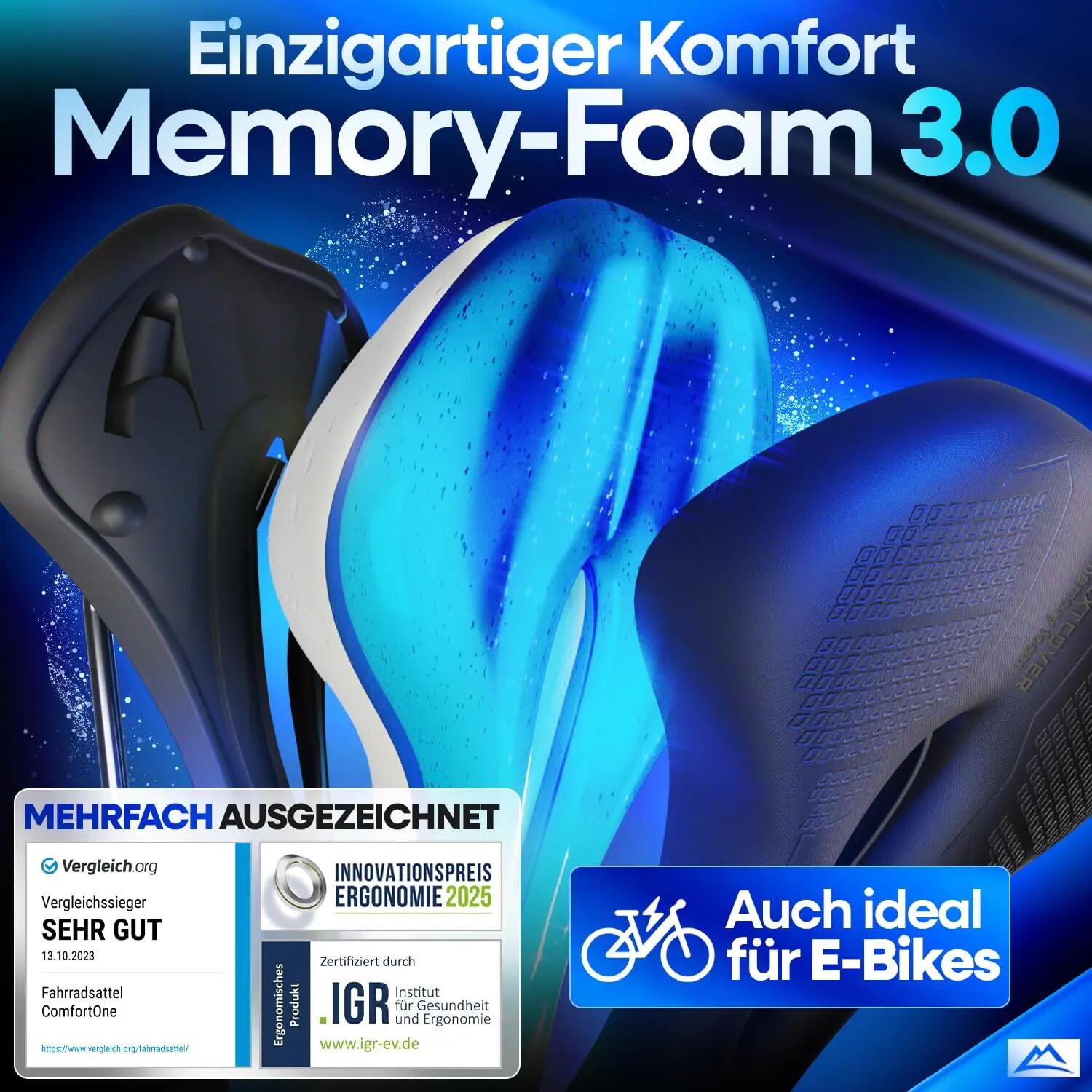 ComfortOne Fahrradsattel MTB - Das Original 2/8