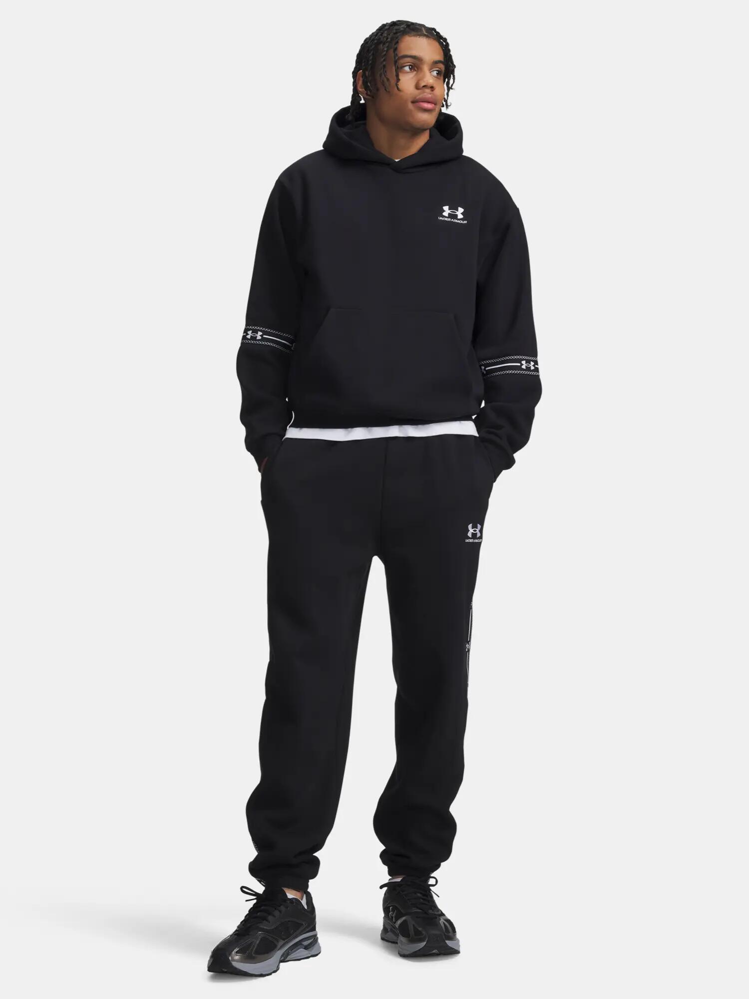 Herenbroek Under Armour Icon Fleece Taped Jogger 4/5