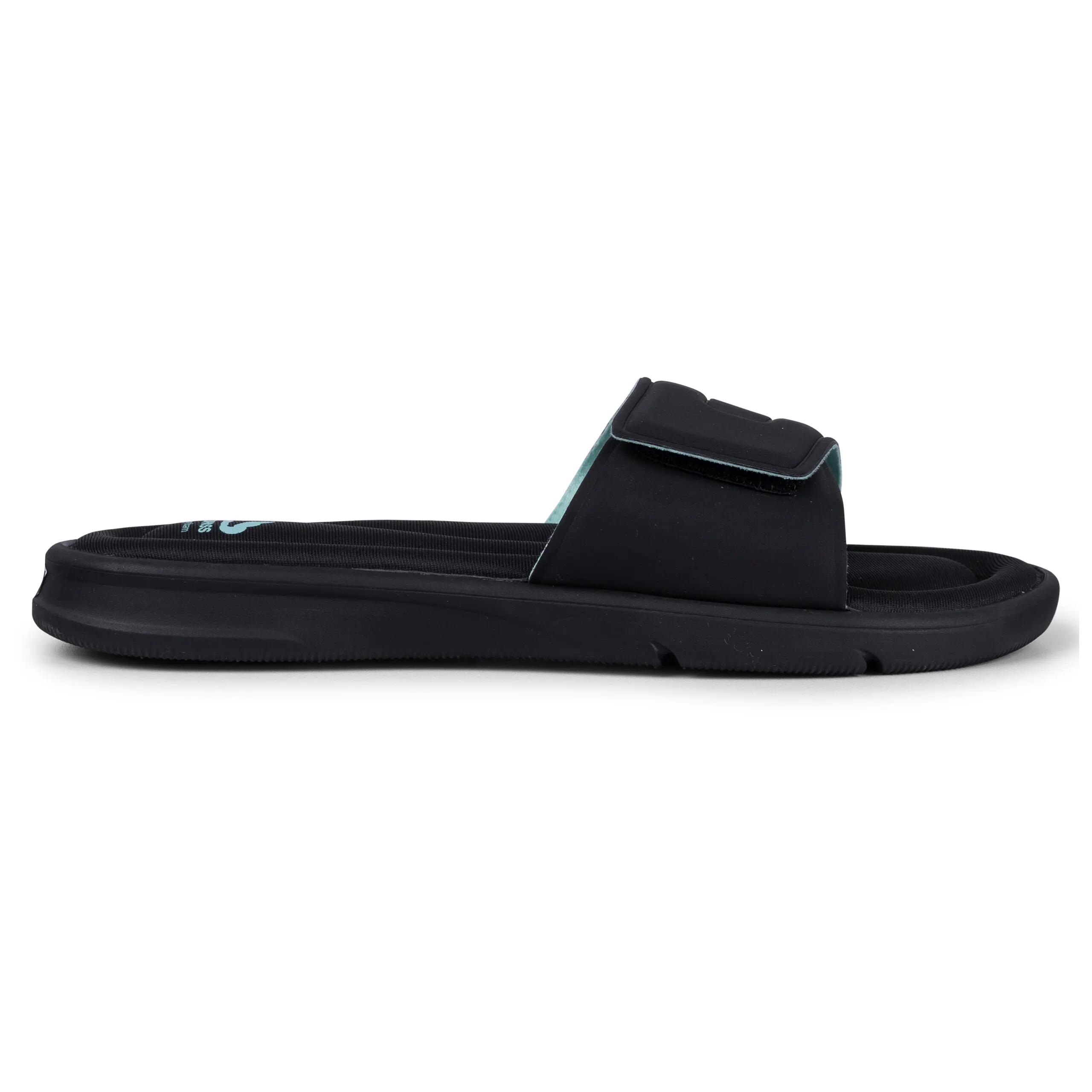 Womens Adjustable Strap Sandals Memory Foam Footbed Ladies Sliders Jem 2/5