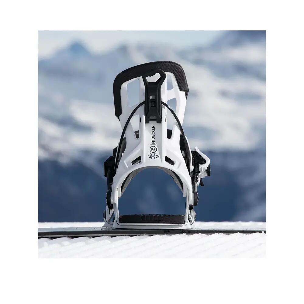 Snowboardbindungen Nidecker Flow NX2 Weiß 9/10