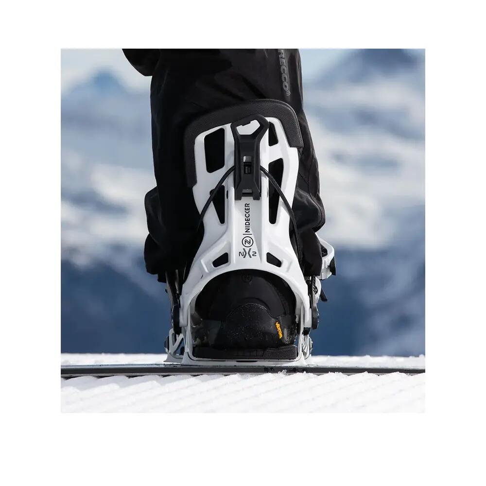 Snowboardbindungen Nidecker Flow NX2 Weiß 10/10