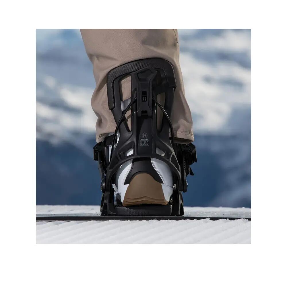 Attacchi da snowboard Flow Fuse Black da uomo 10/10