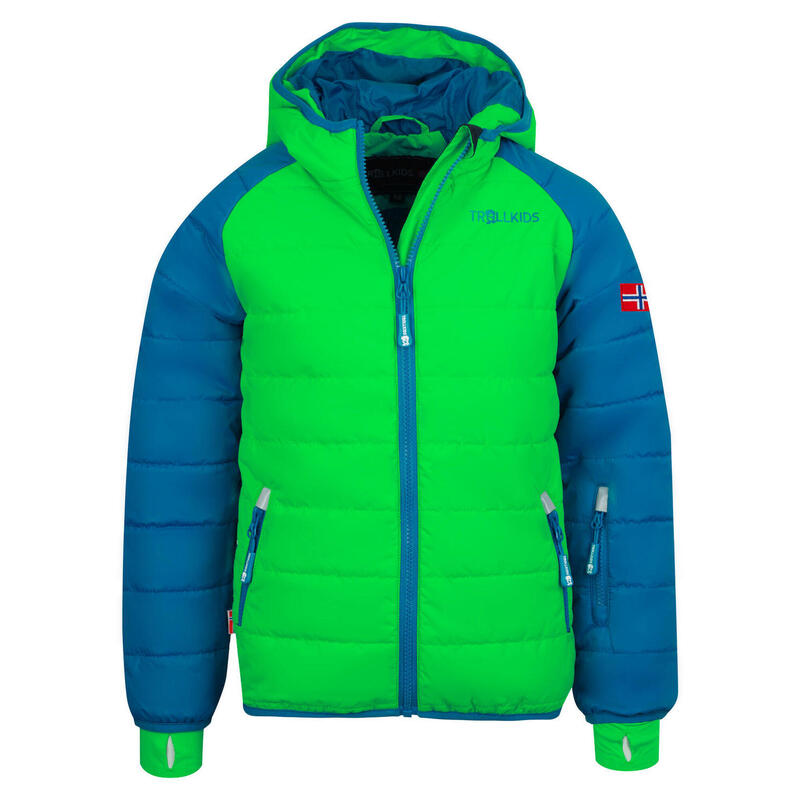 Veste d'hiver enfant Hafjell XT bleu minuit / vert clair