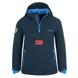 Parka pour enfants KIRKENES Imperméable bleu marine/bleu moyen