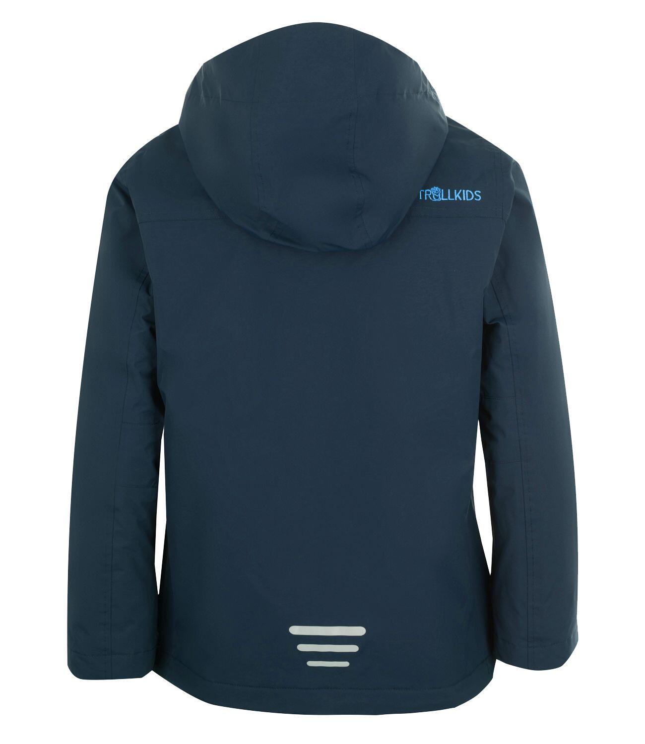 Parka pour enfants KIRKENES Imperméable bleu marine/bleu moyen 2/3