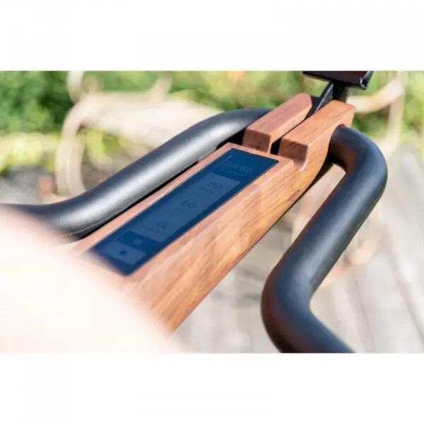 Hometrainer - Thuisfitness - NOHRD Bike V2 - Houten, compact - Eiken Vintage 9/10