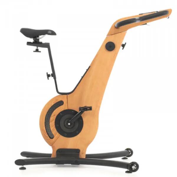 Hometrainer - Thuisfitness - NOHRD Bike V2 - Houten, compact - Eiken Vintage 7/10