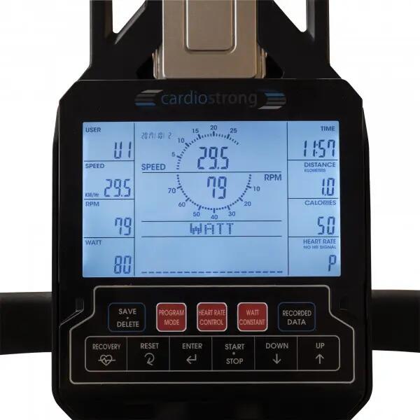 Ligfiets hometrainer - Cardiostrong BC70 - Compact, ergonomisch 9/10