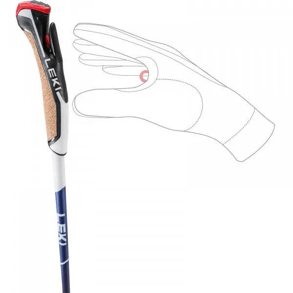 Nordicwalkingstokken - Carbon, 115 cm - Smart Pacer Lite - Donker nachtblauw 6/7