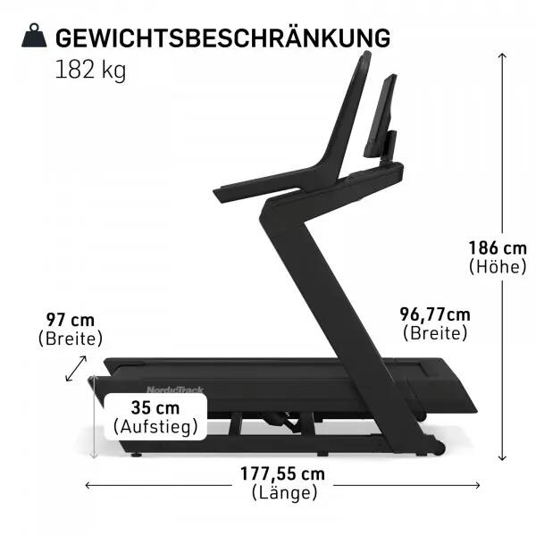Tapis de course X16 / Écran tactile 16" / Inclinaison +40% / Dénivelé -6% 10/10