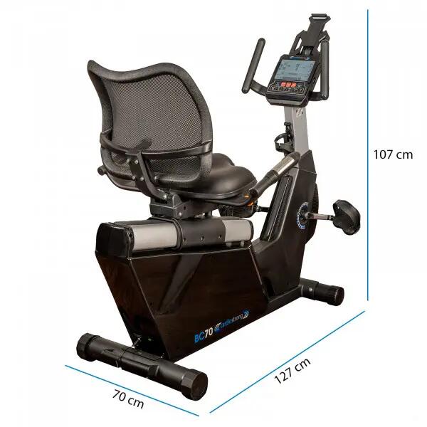Ligfiets hometrainer - Cardiostrong BC70 - Compact, ergonomisch 10/10